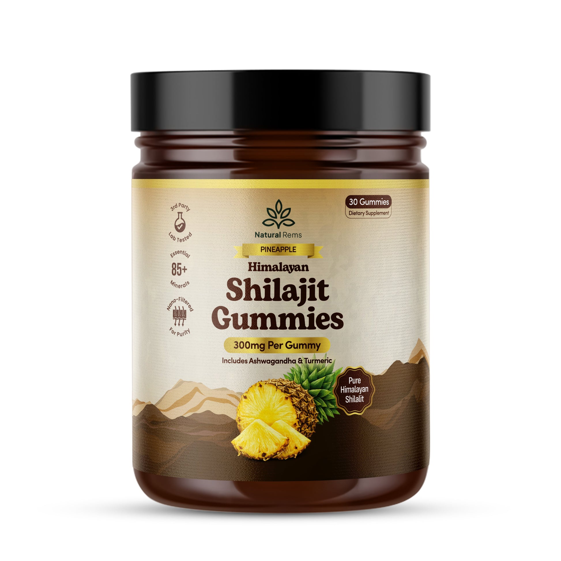 Pineapple Shilajit Gummies