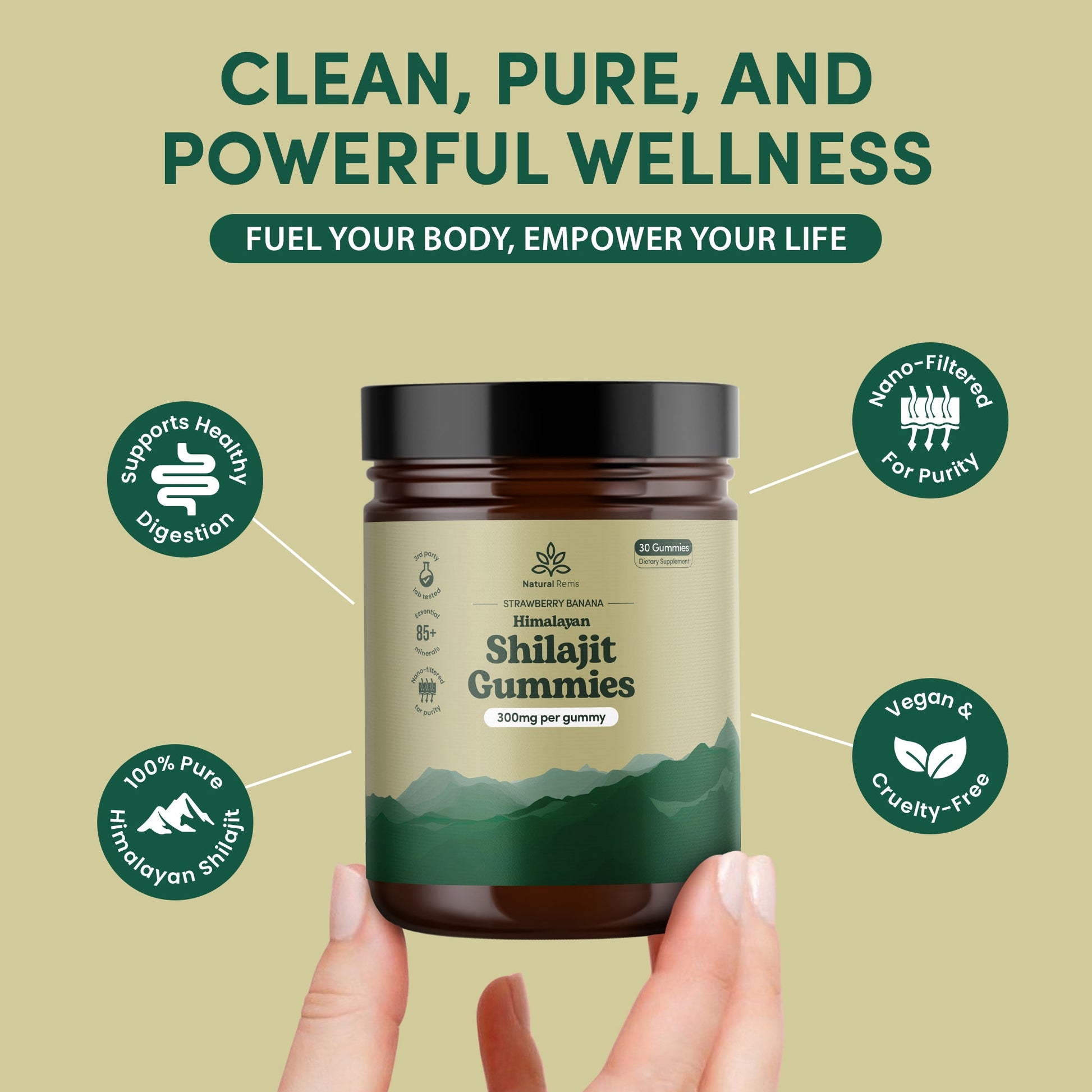 Pineapple Shilajit Gummies